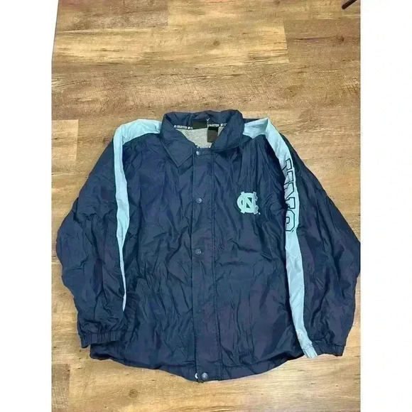 Vtg 90s Starter Full Zip Jacket North Carolina Tar Heels Chapel Hill Men's XL